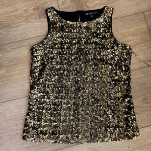 INC sequin top